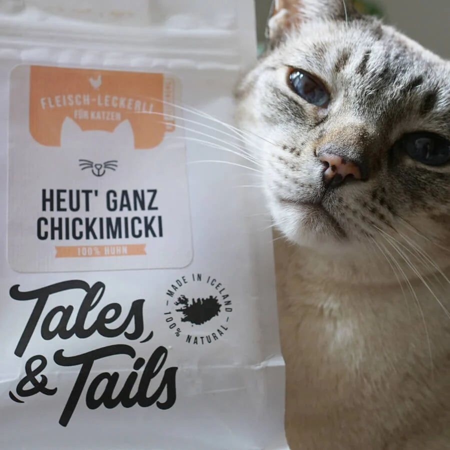 Tales & Tails jutalomfalat macskáknak - 100% csirkehús  - 90gr