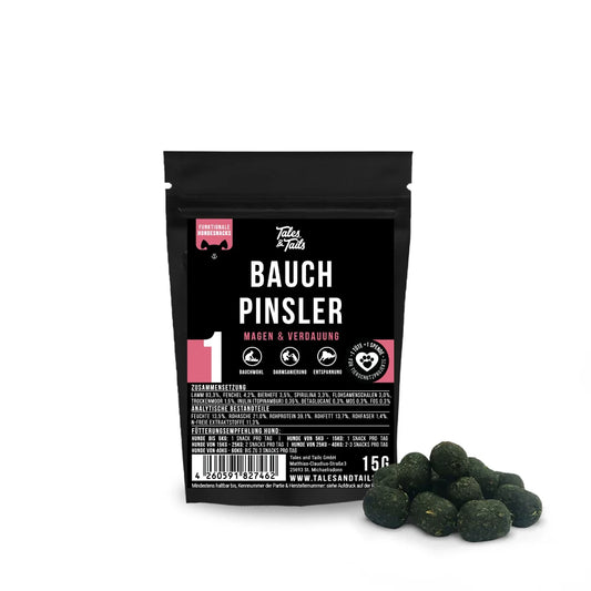 Pocaknyugtató - Funkcionális Jutalomfalat Kutyáknak - Bauch Pinsler - 15gr Teszt Csomag