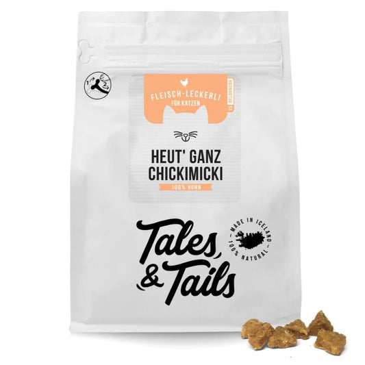 Tales & Tails jutalomfalat macskáknak - 100% csirkehús  - 90gr