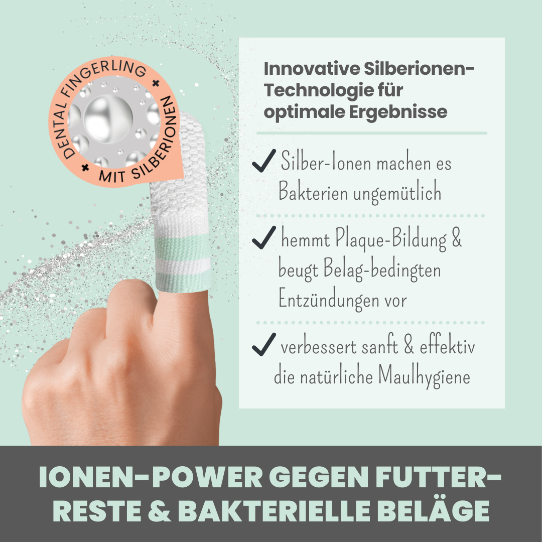 Silberling fogápoló ujjkendő kutyáknak – innovatív ezüstszálas technológiával