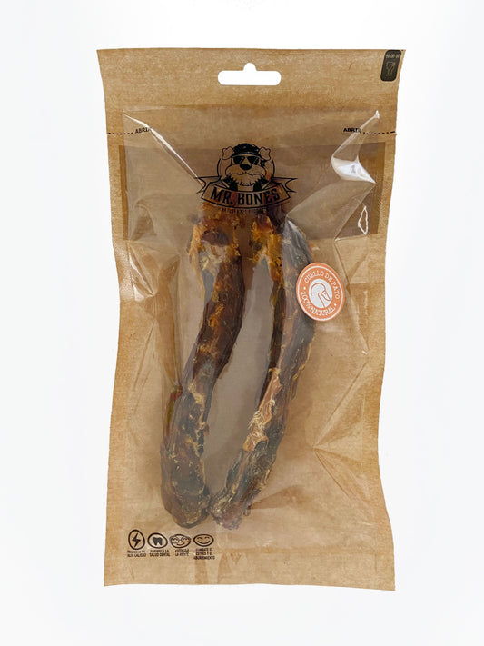 Szárított Kacsanyak - Fogtisztító Rágcsálnivaló - 2 Darab