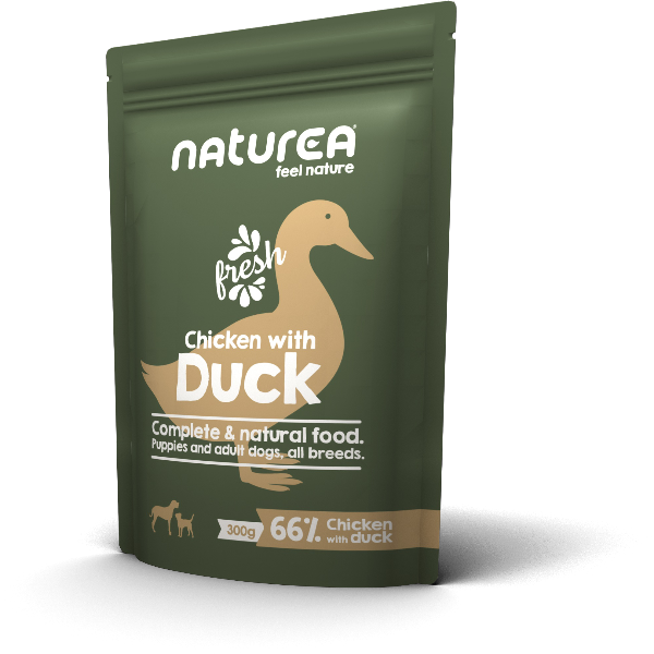 Naturea nedves eledel kacsa és csirkehússal