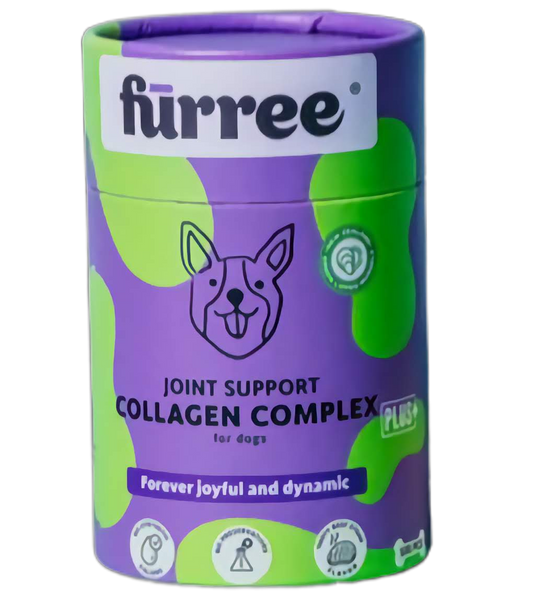 FÜRREE Kollagén Komplex kutyáknak – ízületek, szőr, bőr és emésztés támogatására (100 g)