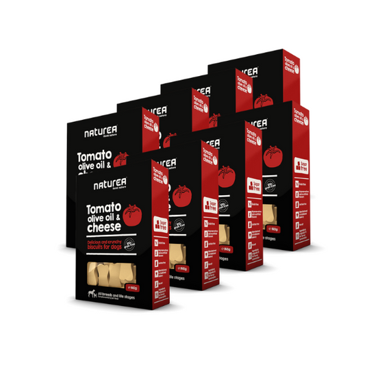 Paradicsomos, Olivaolajos & Sajtos Keksz Kutyáknak - 8 db