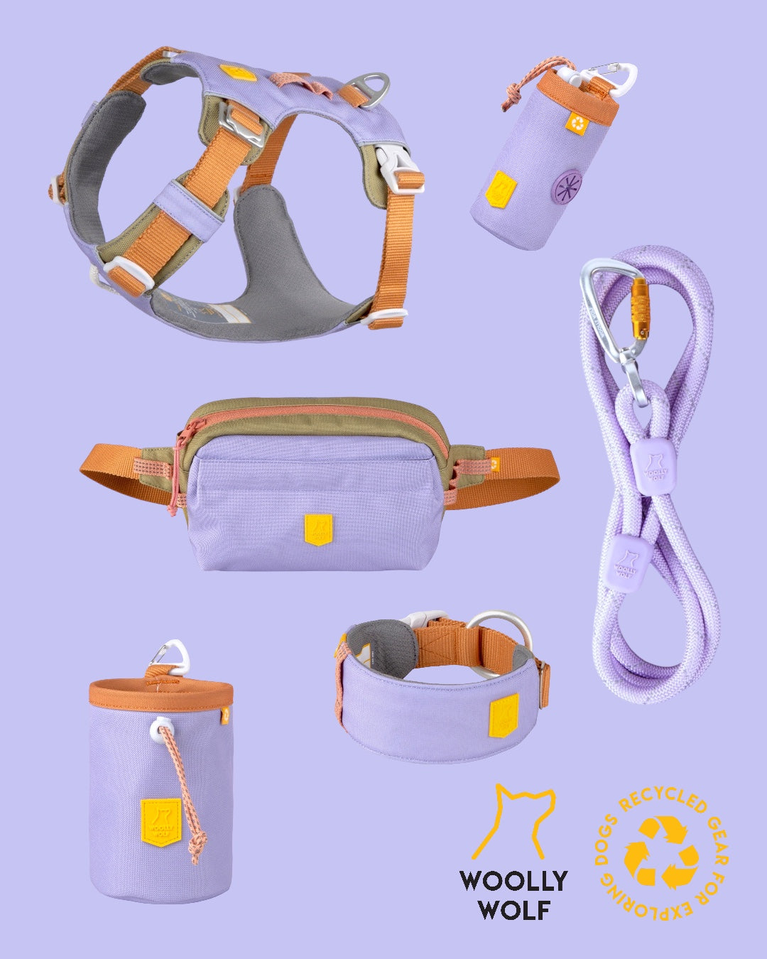Woolly Wolf Alpha 360 kakizacsi tartó - Lavender