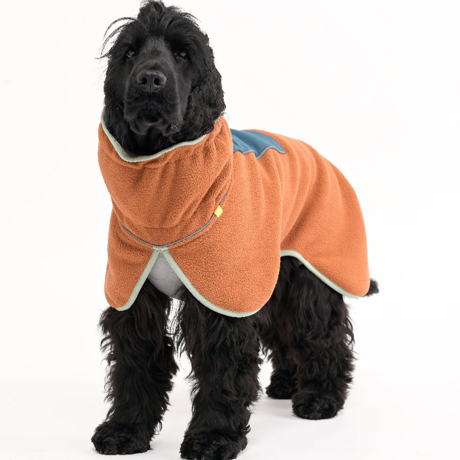 woolly wolf kutyakabát állítható nyakbőséggel