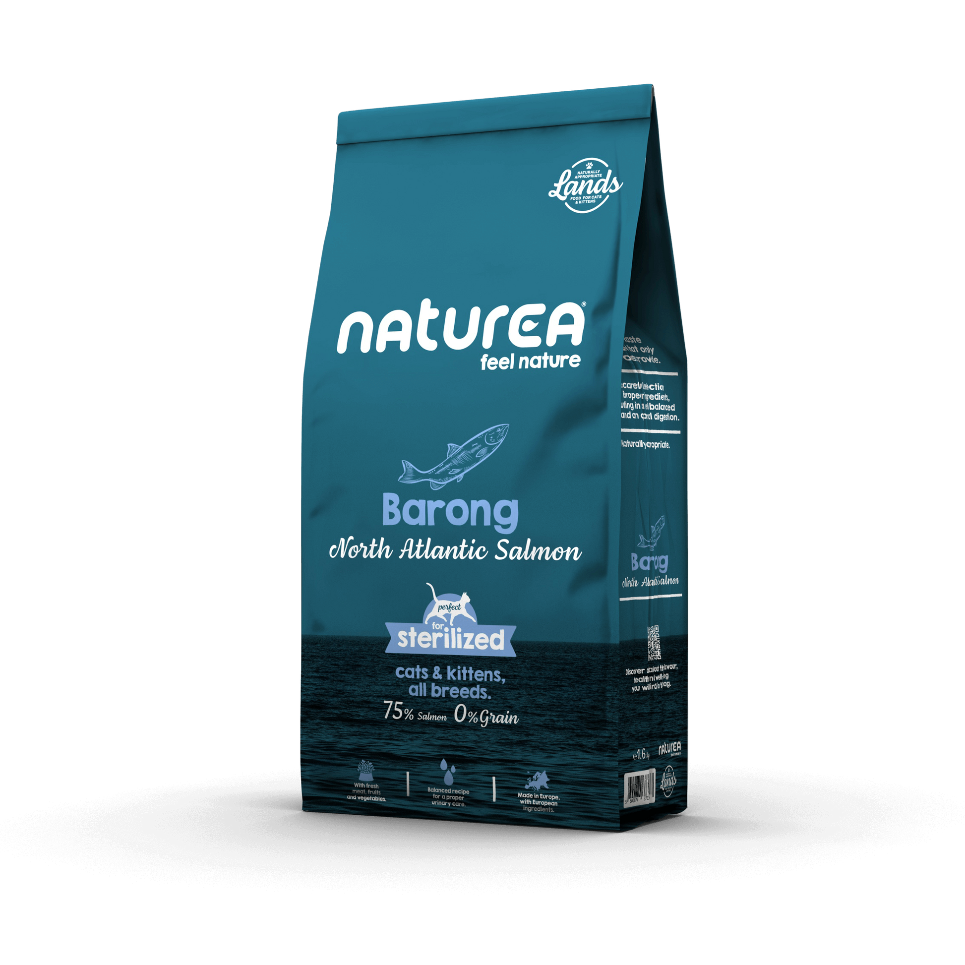 Naturea Barong macskaeledel 75% lazacból