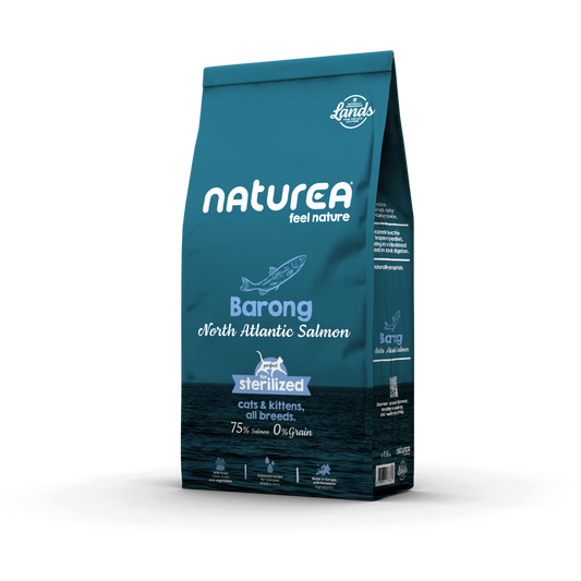 Naturea Barong macskaeledel 75% lazacból