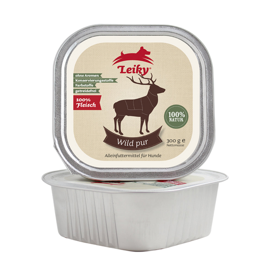 100% szarvashús és belsőségek - 300 g - Leiky