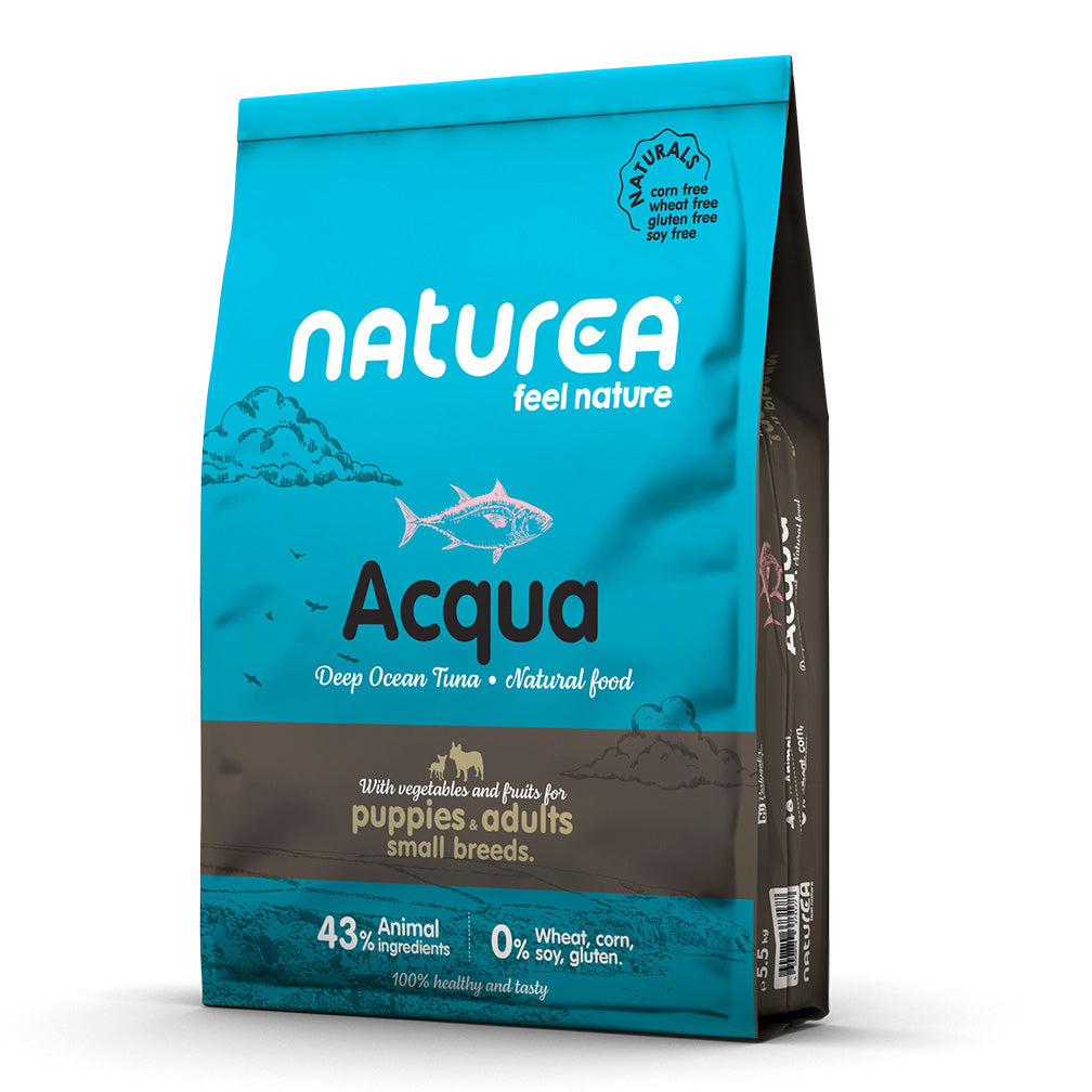 Naturea Aqua Gabonamentes Száraztáp kistestű kutyáknak 5,5kg