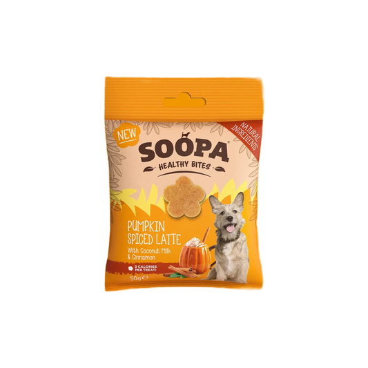 Soopa  Healthy Bites - Pumpkin Spiced Latte - Limitált kiadás - 50gr
