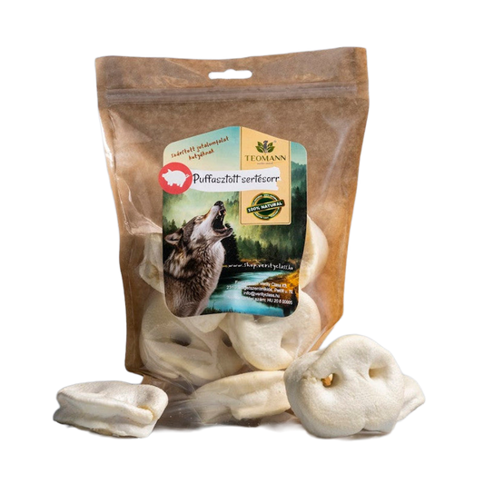 Teomann puffasztott sertésorr