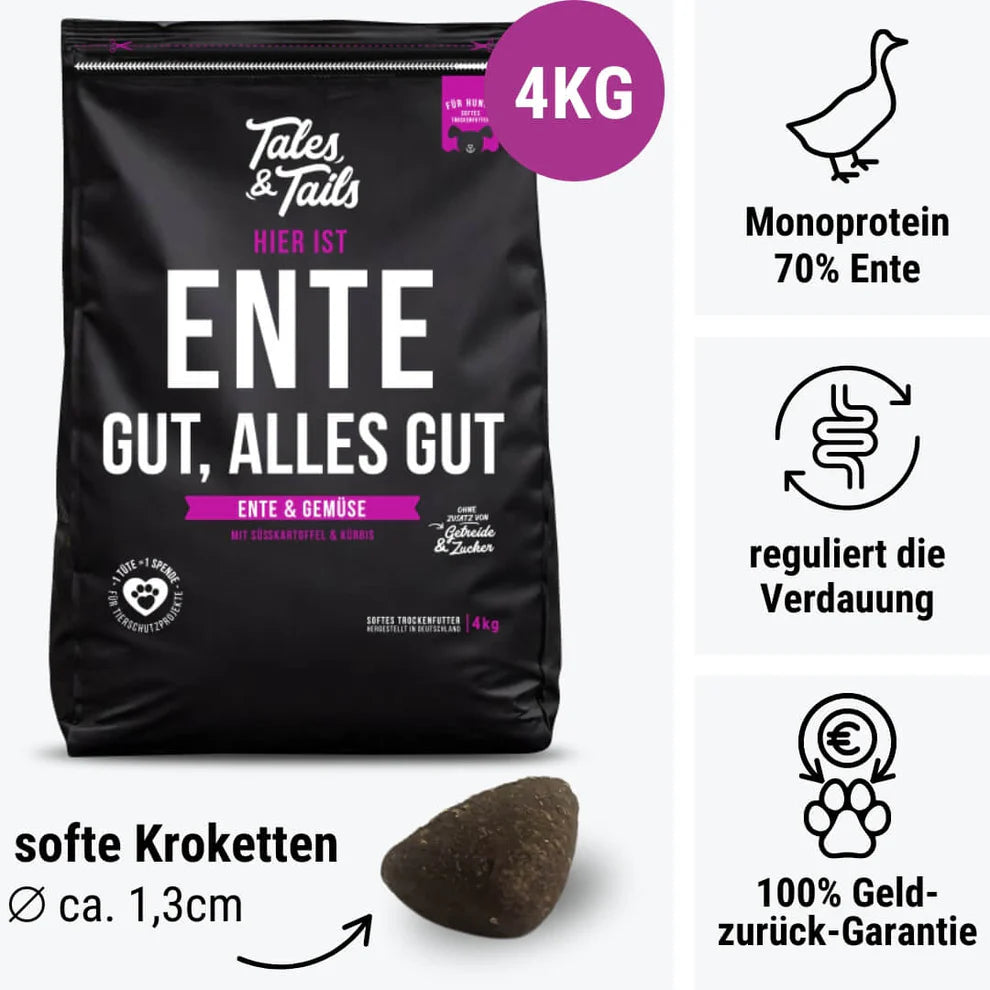 Kacsahús - Félnedves Kutyatáp Felnőtt Kutyáknak