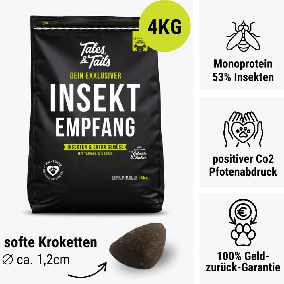 Rovarfehérje - Félnedves Kutyatáp Felnőtt Kutyáknak - 1.5kg