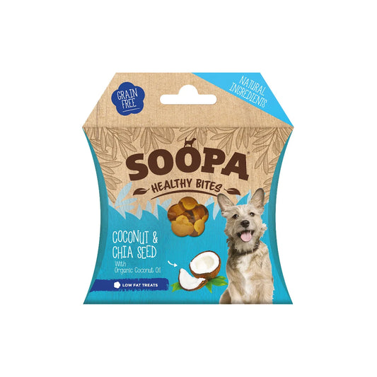 Soopa  Healthy Bites - kókusz és chia mag - 50gr