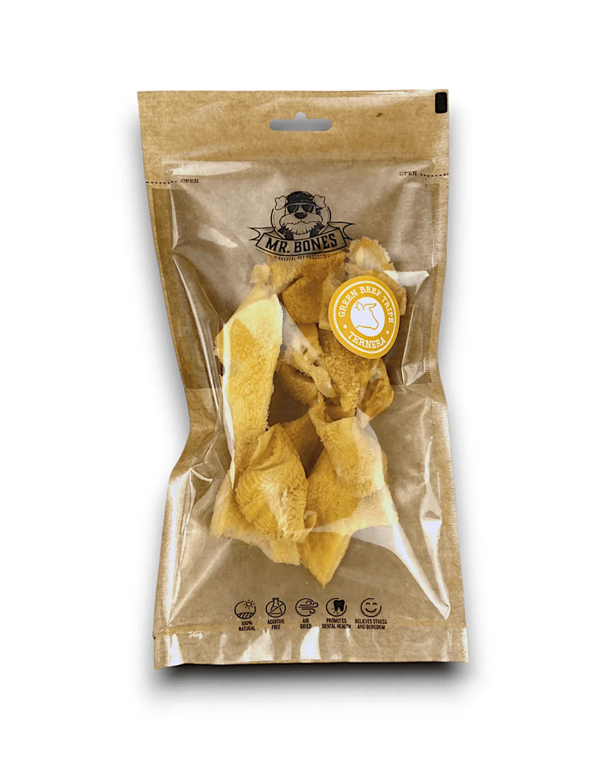 Mr.Bones - 100% természetes szárított marha pacal - 60gr