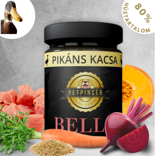 Kacsahús Menü Főtt Kutyaeledel - 300g - Petpincér