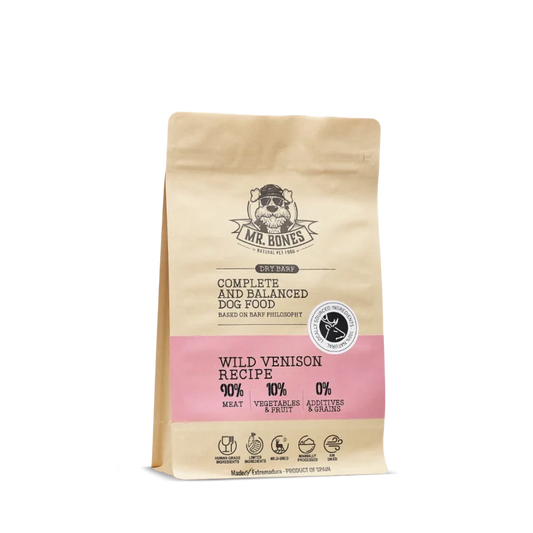 Levegőn szárított szarvashús - komplett BARF étrend kutyáknak