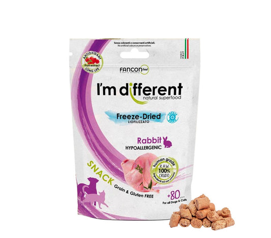 Fagyasztva szárított nyúl tréning snack - I'm different