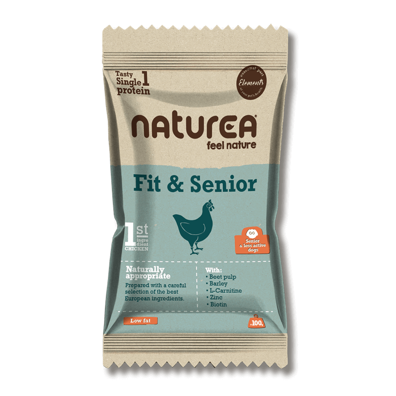 Naturea Elements Fit & Senior Kutyatáp túlsúlyos és idős kutyáknak - Kóstoló csomag 100gr