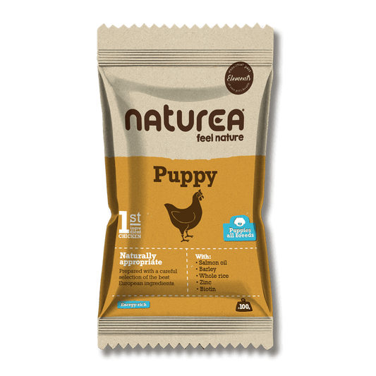 Naturea Elements Kutyatáp kölyök kutyáknak - Kóstoló csomag 100 gr