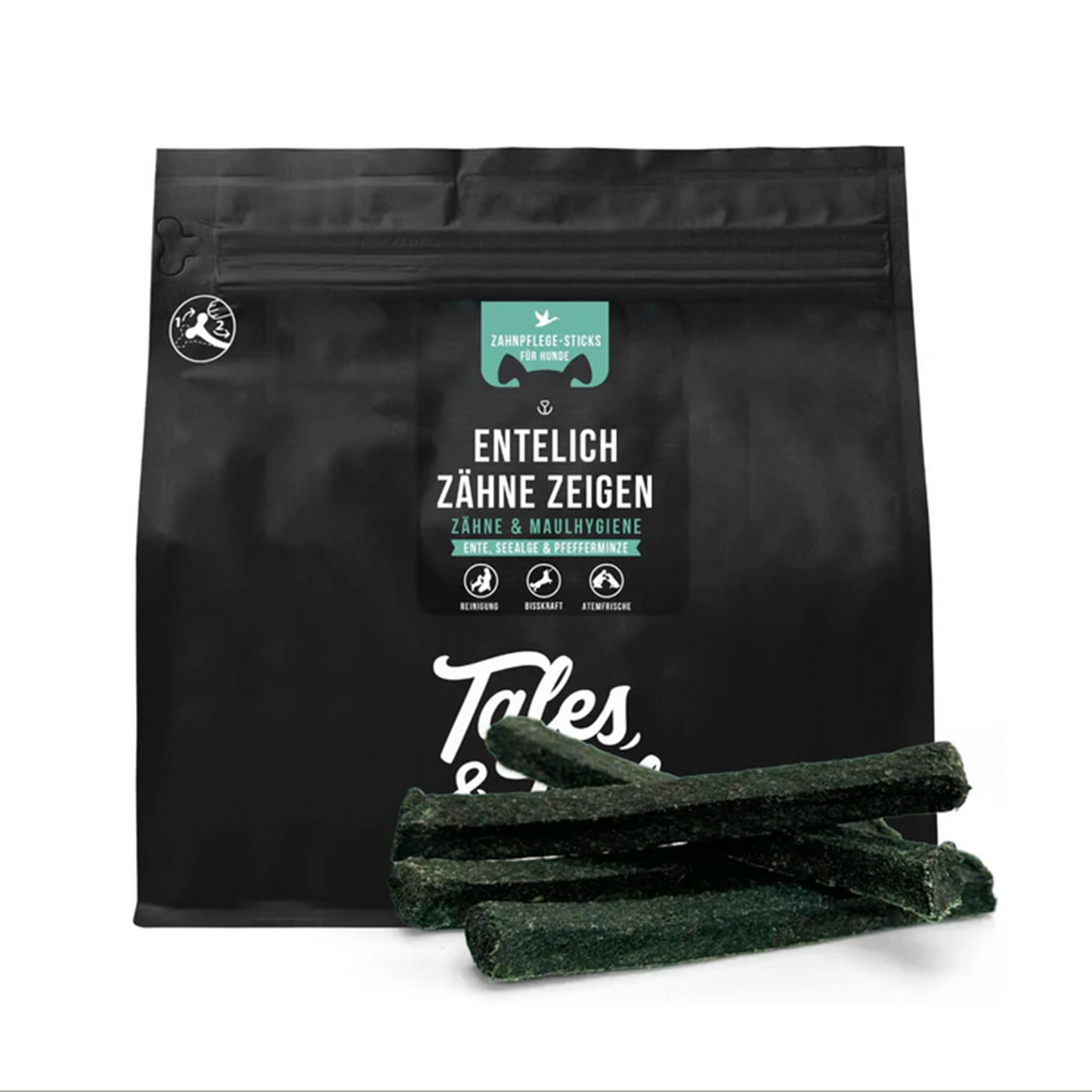 Tales & Tails fogtisztító rágcsa kutyáknak kacsahússal - 200gr