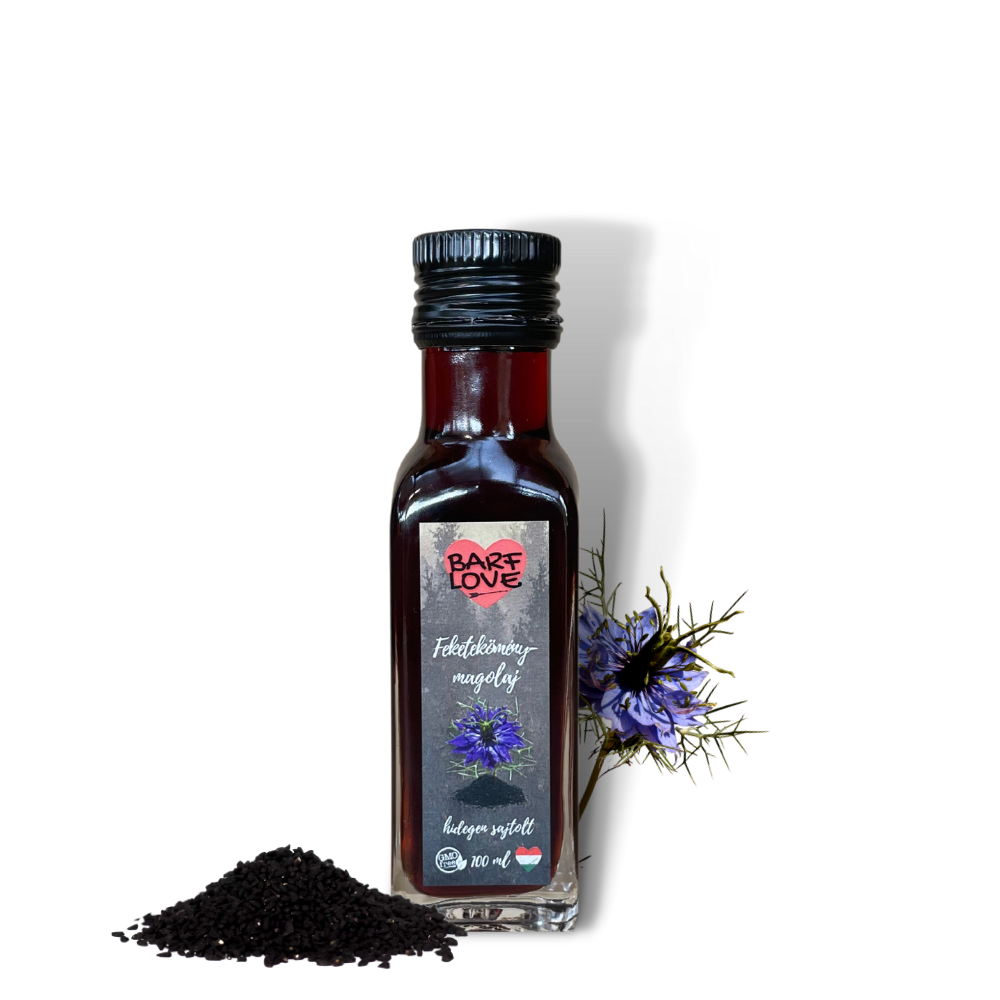 BARF LOVE - Feketekömény magolaj kutyáknak és macskáknak - hidegen sajtolt 100 ml