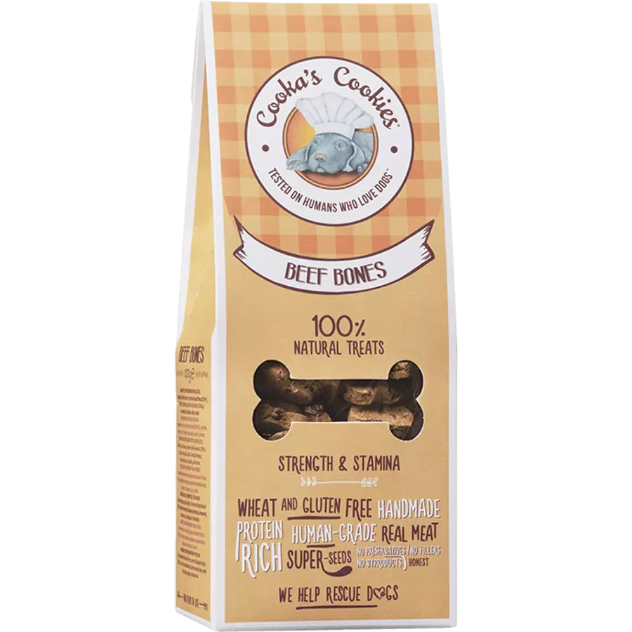 Cooka's Cookies Beef Bones marhás jutalomfalat 100g