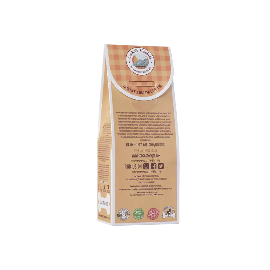 Cooka's Cookies Beef Bones marhás jutalomfalat 100g