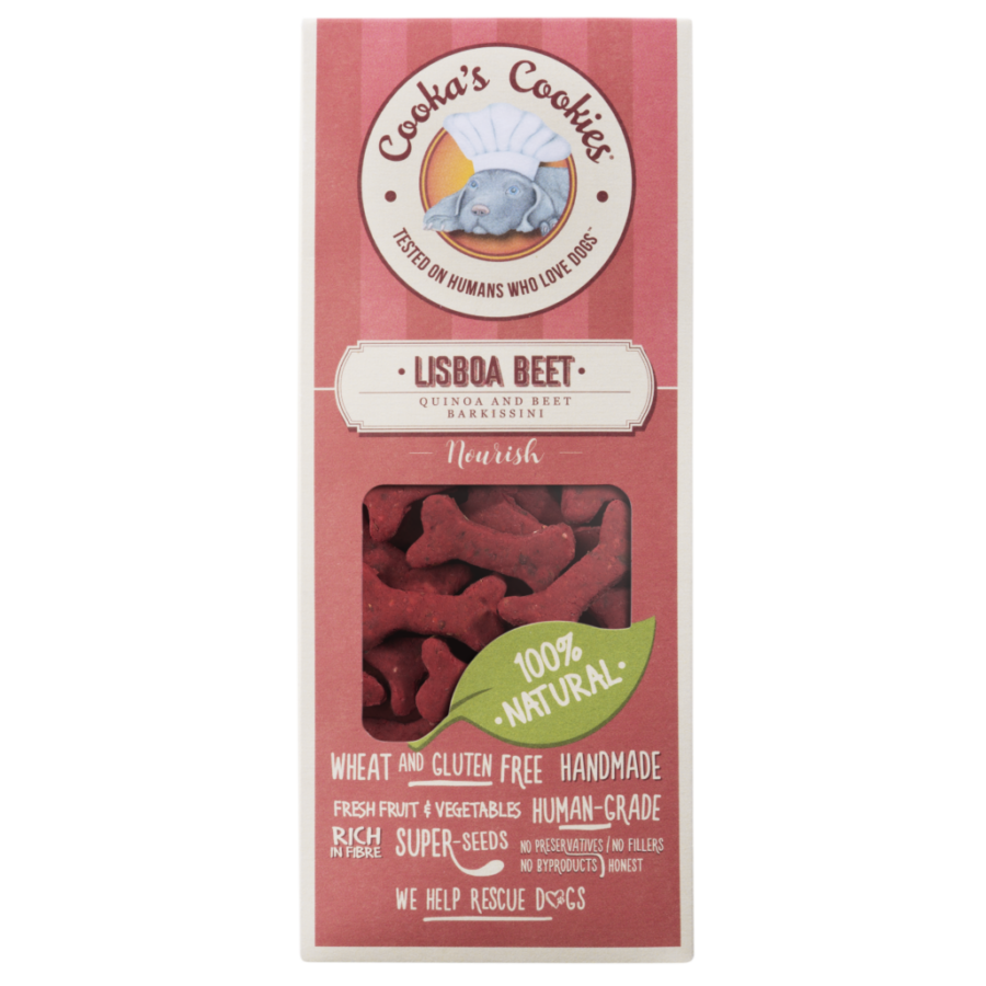 Cooka's Barkissini Lisboa Beet cékla és quinoa vegán jutalomfalat 100g