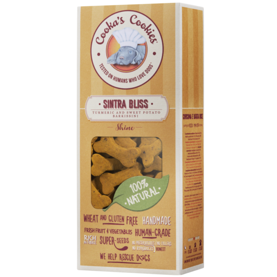 Cooka's Barkissini Sintra Bliss kurkuma és édesburgonya jutalomfalat 100g