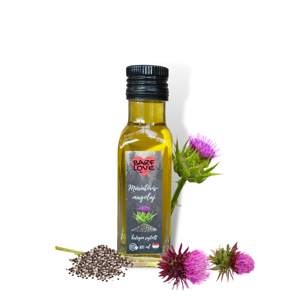 Hidegen Sajtolt Máriatövismag Olaj - BARF LOVE