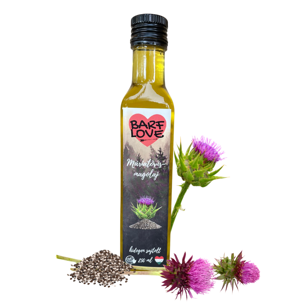 Hidegen Sajtolt Máriatövismag Olaj - BARF LOVE