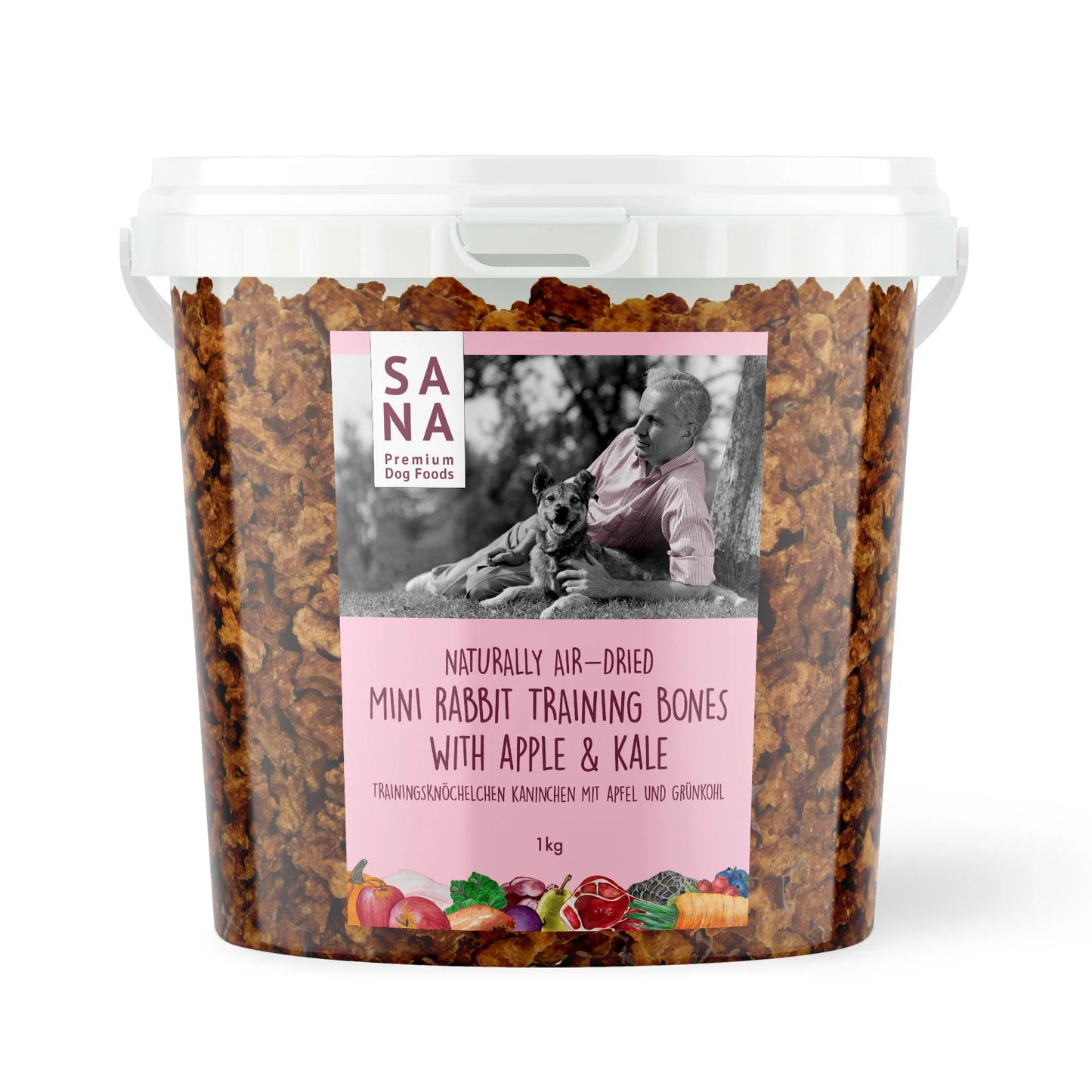 SANA Tréning snack nyúllal, almával és kellel - 1kg