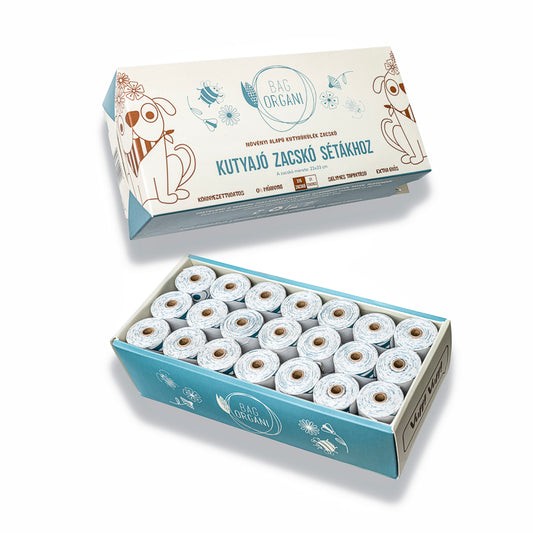 Növényi alapú, lebomló kutyaürülék zacskó