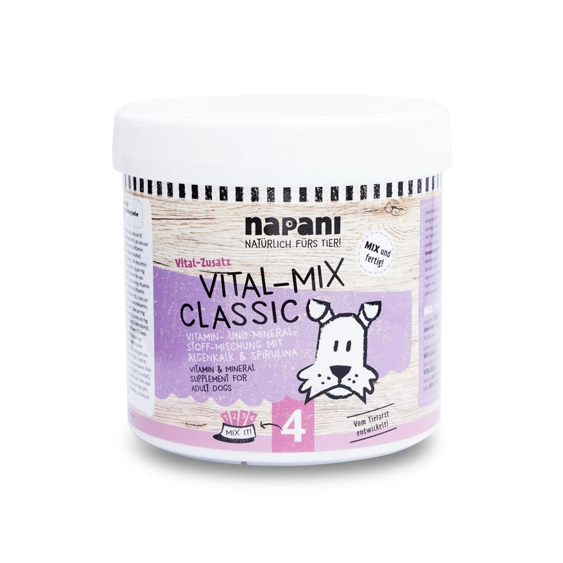 Napani Vital-mix - Vitamin és ásványianyag keverék kutyáknak - 500 gr