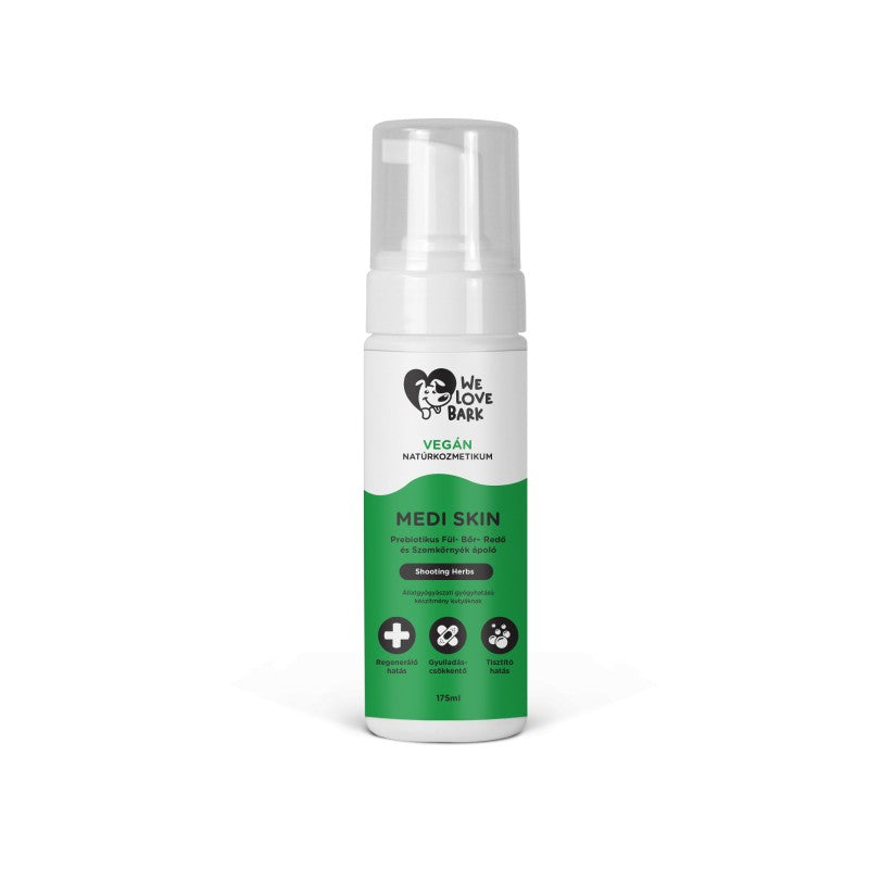 We Love Bark - Medi Skin Gyógyhatású Fül, Bőr-Redő és Szemkörnyék ápoló hab - 175ml