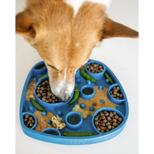 West Paw Feast Mat 2in1 Slow Feeder és Lick Mat Kutyáknak - Waves