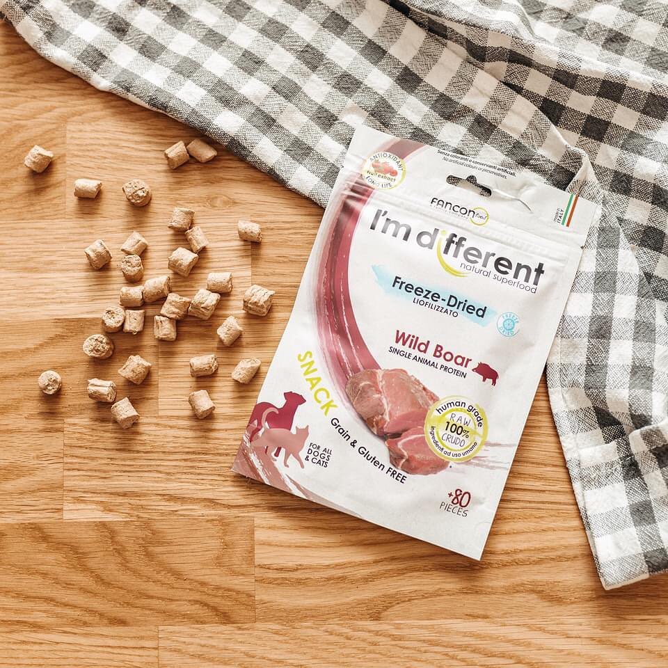 Fagyasztva szárított vaddisznó tréning snack - I'm different
