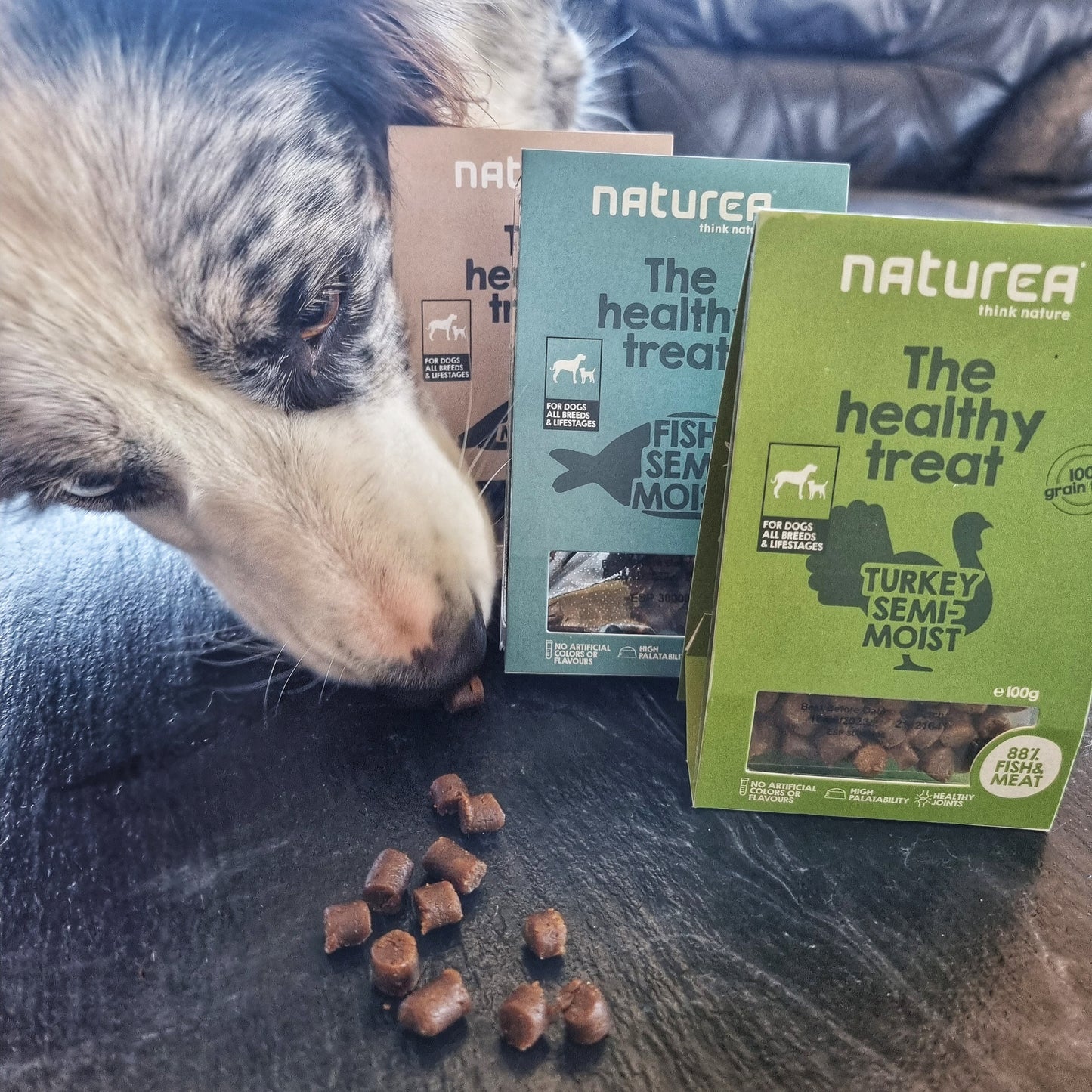 Naturea Félnedves Halas Jutalomfalat Kutyáknak
