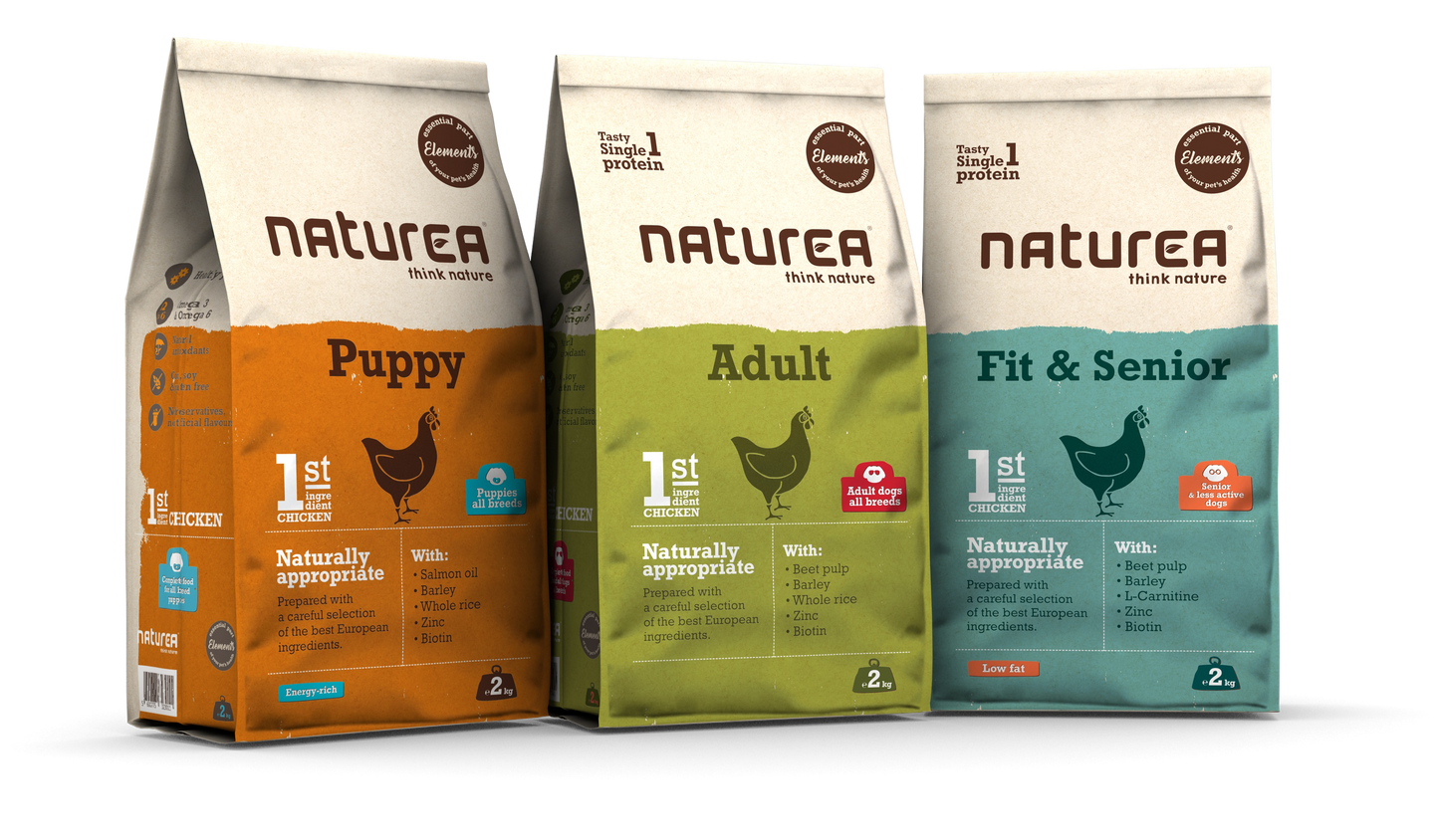 Naturea Elements Fit & Senior Kutyatáp túlsúlyos és idős kutyáknak - Kóstoló csomag 100gr