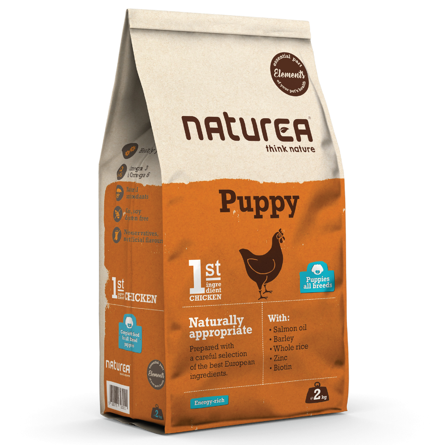 Naturea Elements Kutyatáp kölyök kutyáknak - Kóstoló csomag 100 gr