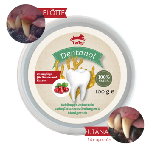 Dentanol Fogkő, Fogínygyulladás & Szájszag Elleni Por Kutyáknak & Macskáknak - Leiky