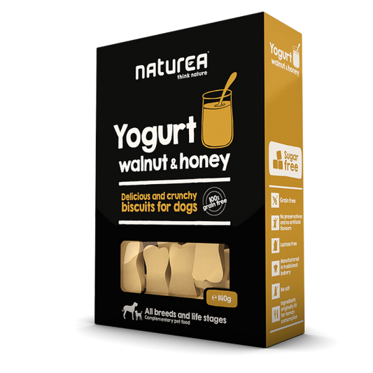 Joghurtos, Diós, Mézes Keksz Kutyáknak