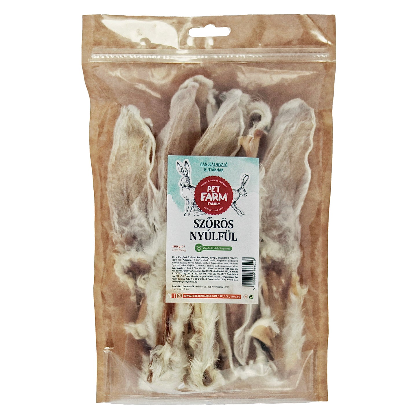 Szárított Szőrős Nyúlfül