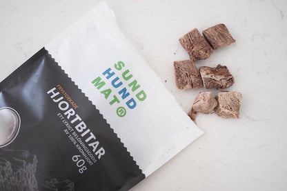 Sund Hund Fagyasztva szárított szarvashús jutalomfalat - 100% szarvashús