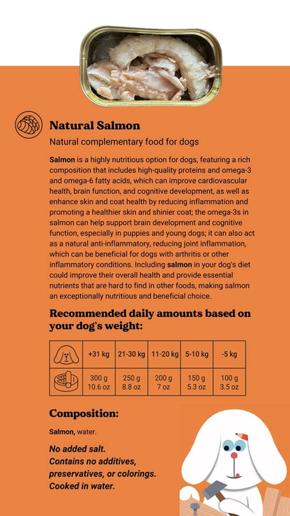 100% lazac halkonzerv kutyáknak omega-3 zsírsavakkal