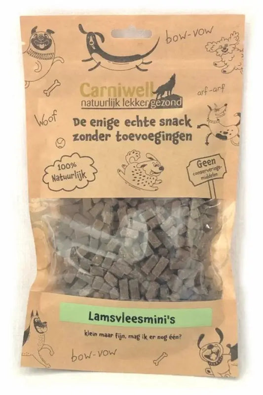 Carniwell - 100% levegőn szárított bárányhús jutalomfalat