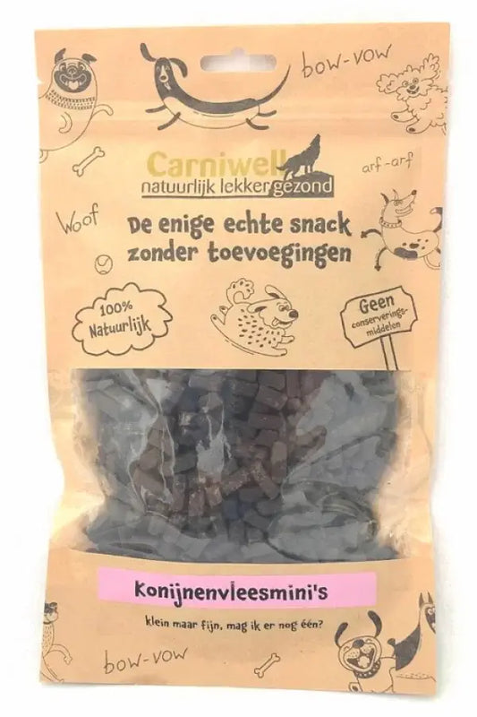 Carniwell - 100% levegőn szárított nyúlhús jutalomfalatok
