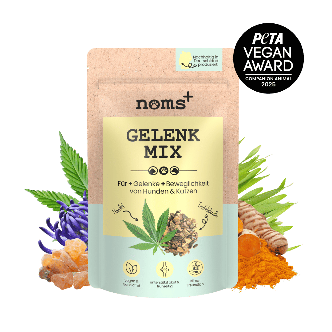 Ízületvédő por kutyáknak és macskáknak – vegán Joint Mix glükózaminnal és kurkumával